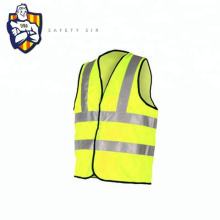 Gelbe hi vis reflektierende Tanktops Weste mit Logo